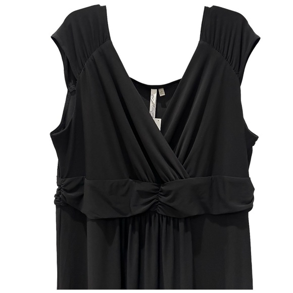 NY Collection Black Maxi Dress - Picture 3 of 6